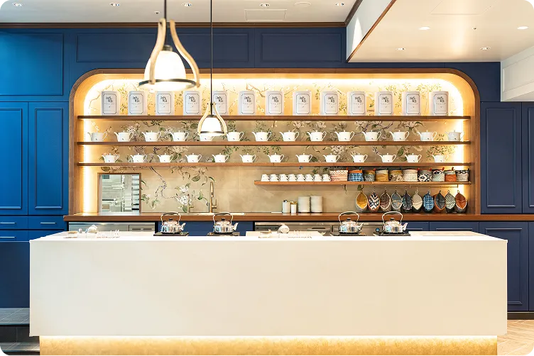 Accès ロゴのあるカウンター